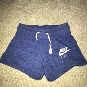 BLUE NIKE SOFT SHORTS